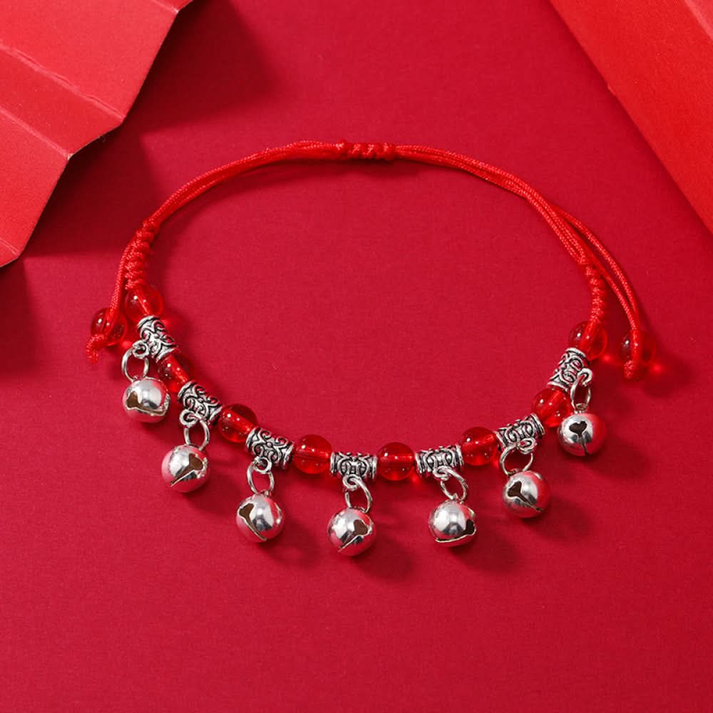 Exquisite New Zodiac Weaving Hand Rope Ringing Bell Bracelet Born Year Versatile Red Rope Ringing Foot Chain Jewelry image 57