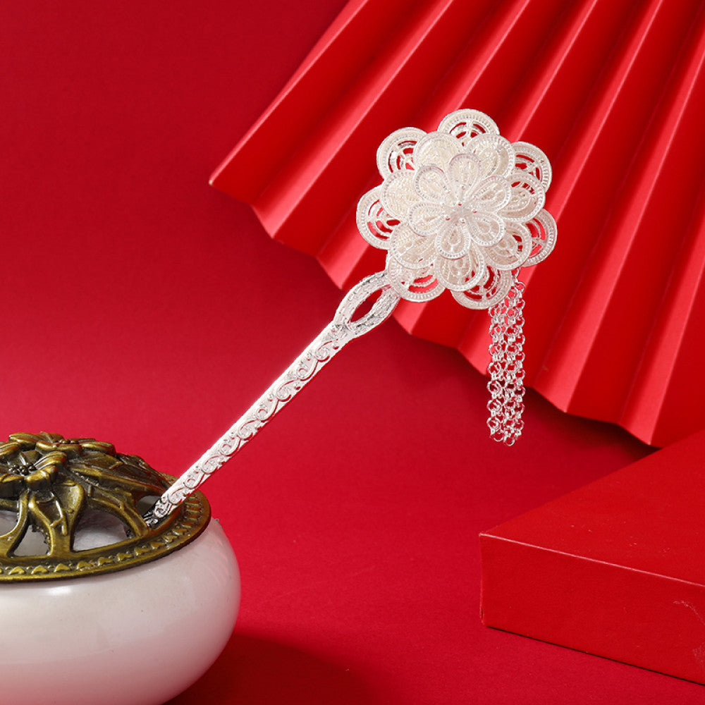 Enamel hairpins and head ornaments