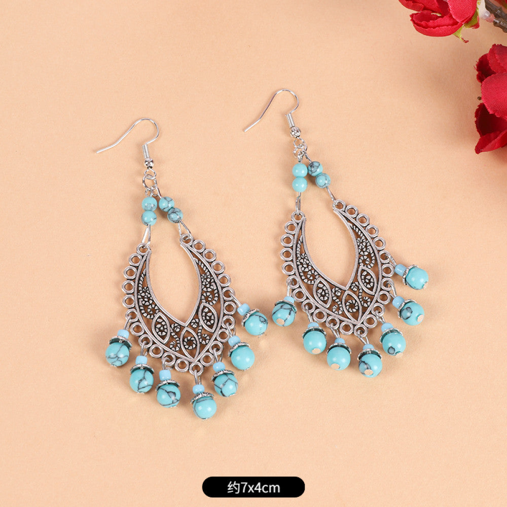 Red tassel forehead chain