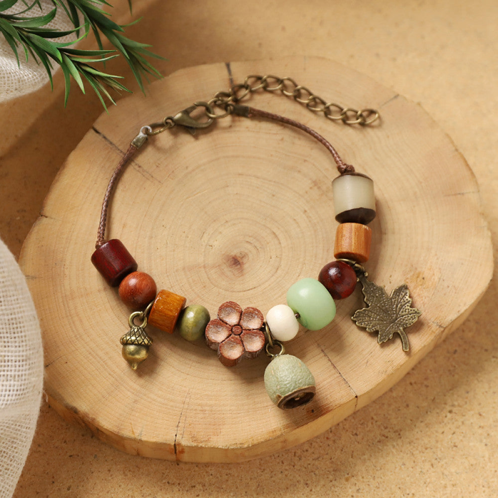 Wooden tag with delicate engraving, a unique natural keepsake