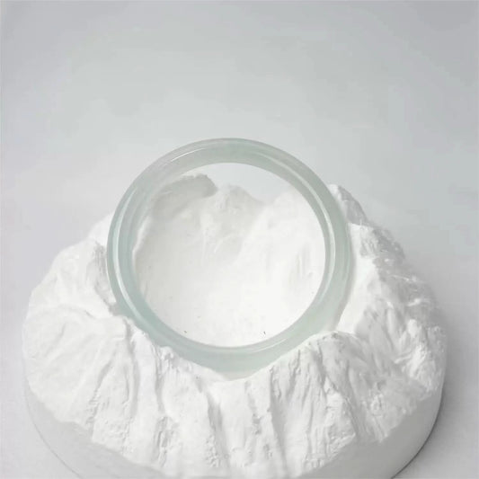 Light green translucent round jade bangle top view, showing smooth glossy finish | DIY Jade