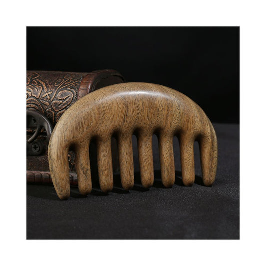 Natural light wood scalp massage comb