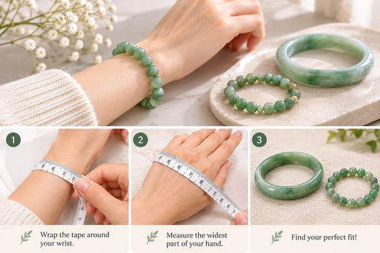 How to Measure Your Wristfor a Jade Bracelet