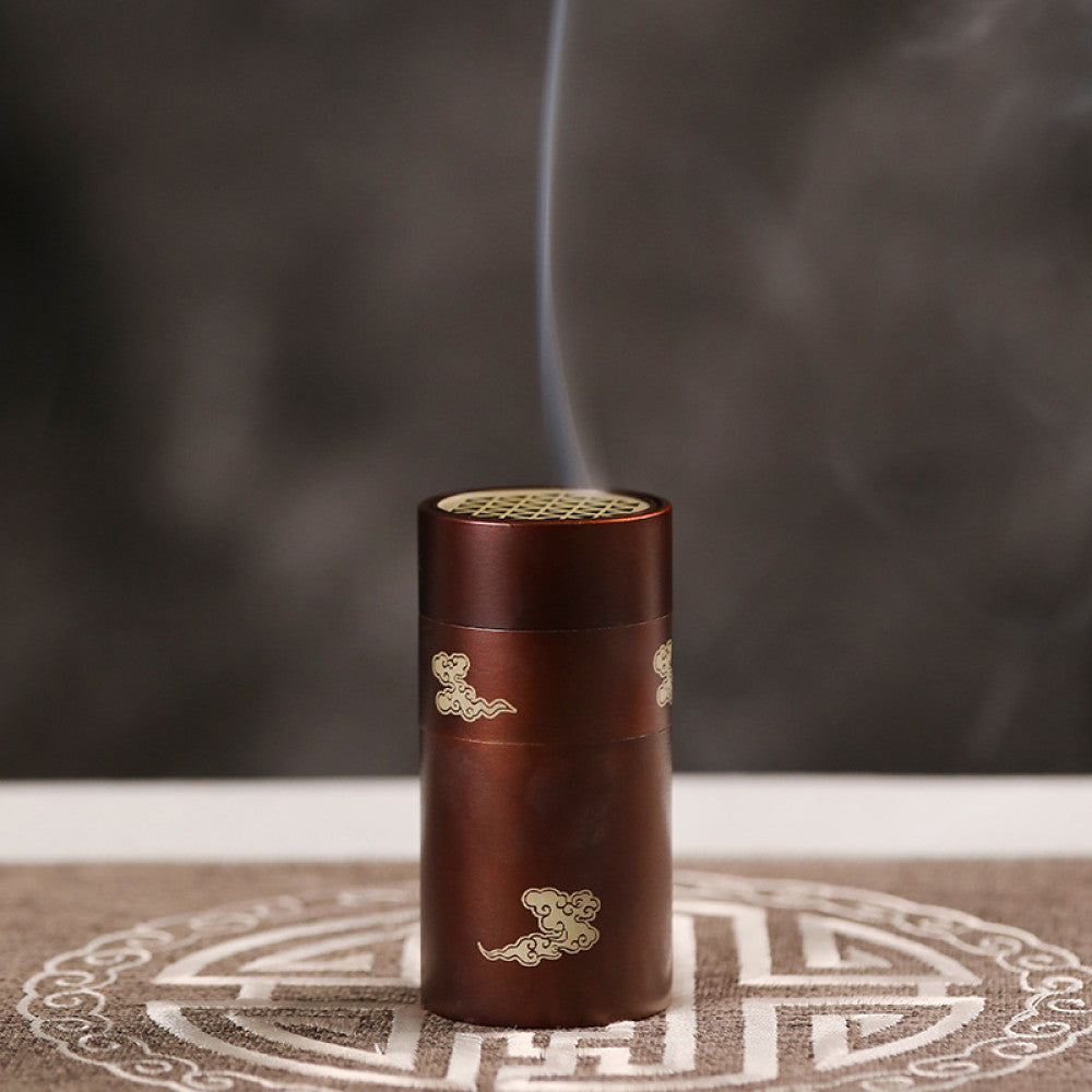 Portable portable incense burner small Xiangyun non stick incense burner aromatherapy burner vertical incense burner travel incense burner image 1