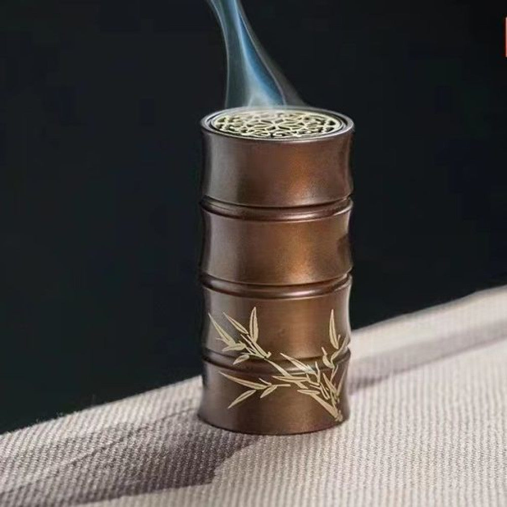 Portable portable incense burner small Xiangyun non stick incense burner aromatherapy burner vertical incense burner travel incense burner image 4