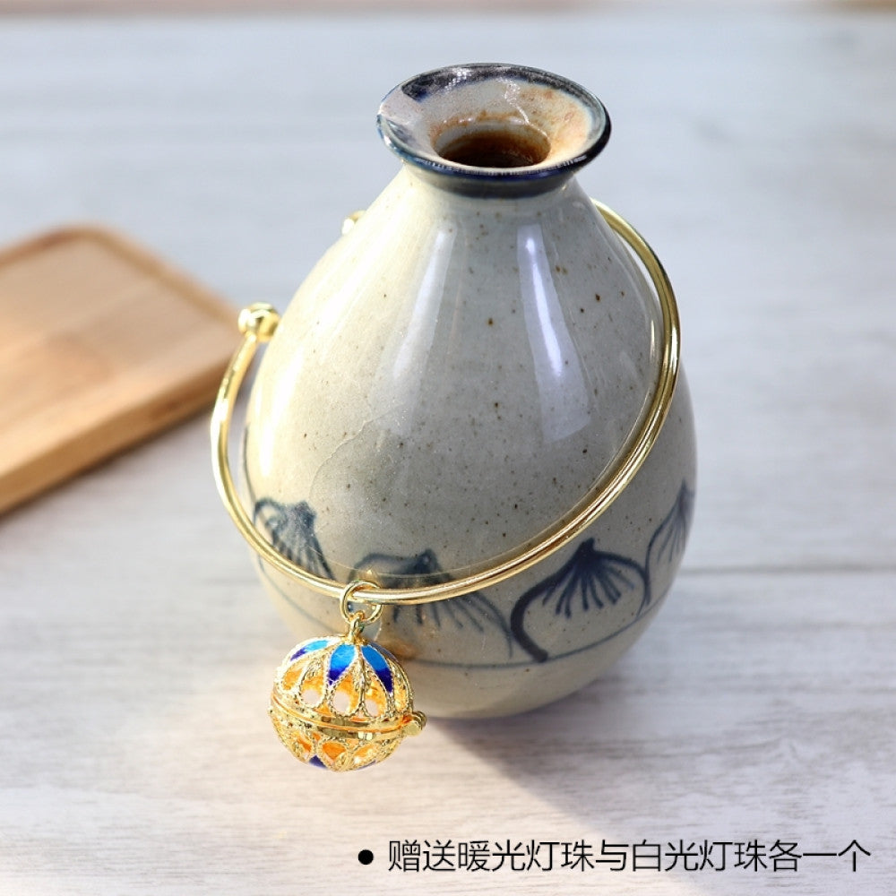 Ancient style palace clock luminous bangle