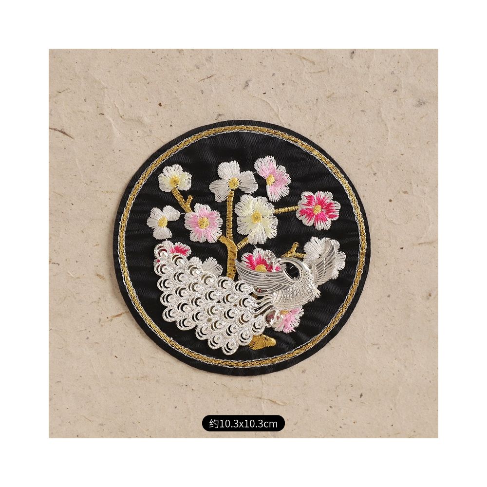 Hand-Embroidered Magnetic Fridge Magnet