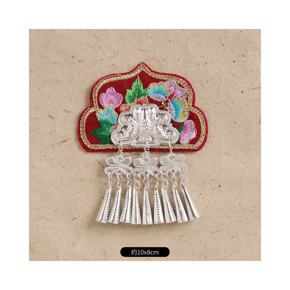 Hand-Embroidered Magnetic Fridge Magnet