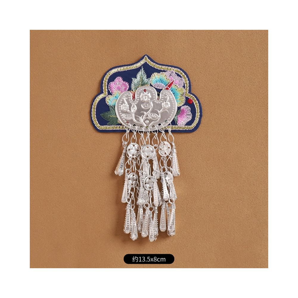 Hand-Embroidered Magnetic Fridge Magnet