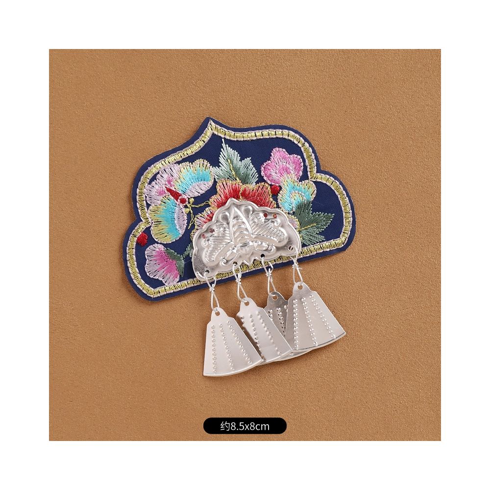Hand-Embroidered Magnetic Fridge Magnet