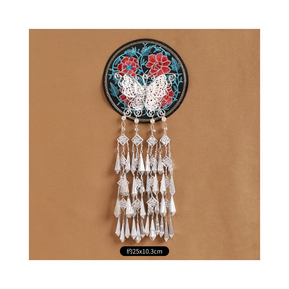 Hand-Embroidered Magnetic Fridge Magnet