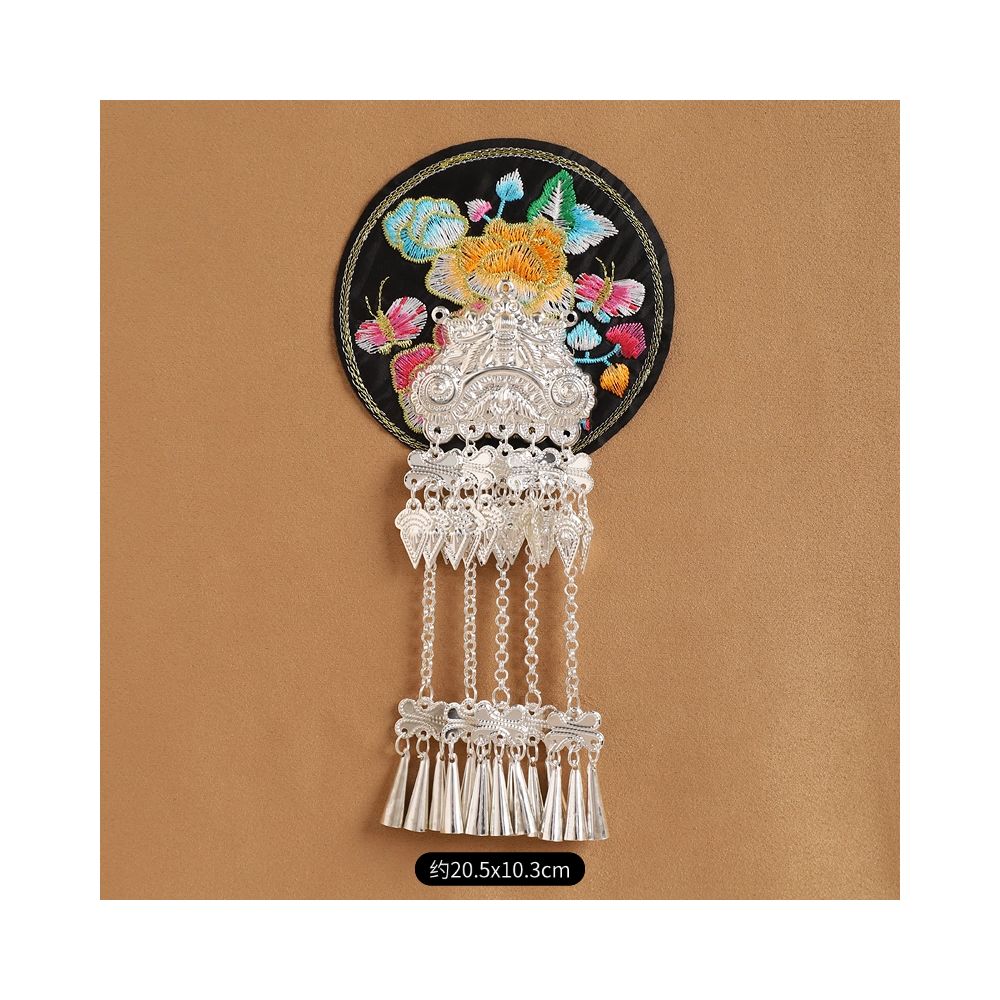 Hand-Embroidered Magnetic Fridge Magnet