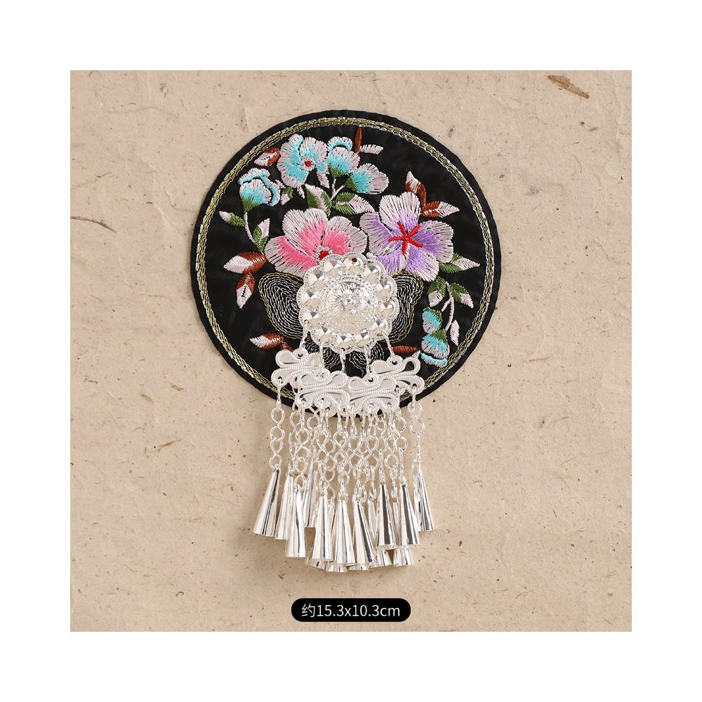 Hand-Embroidered Magnetic Fridge Magnet