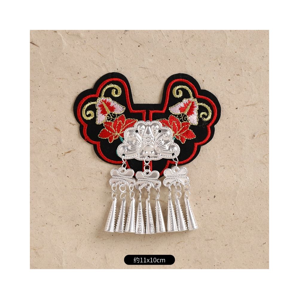 Hand-Embroidered Magnetic Fridge Magnet