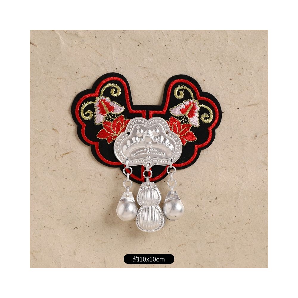 Hand-Embroidered Magnetic Fridge Magnet