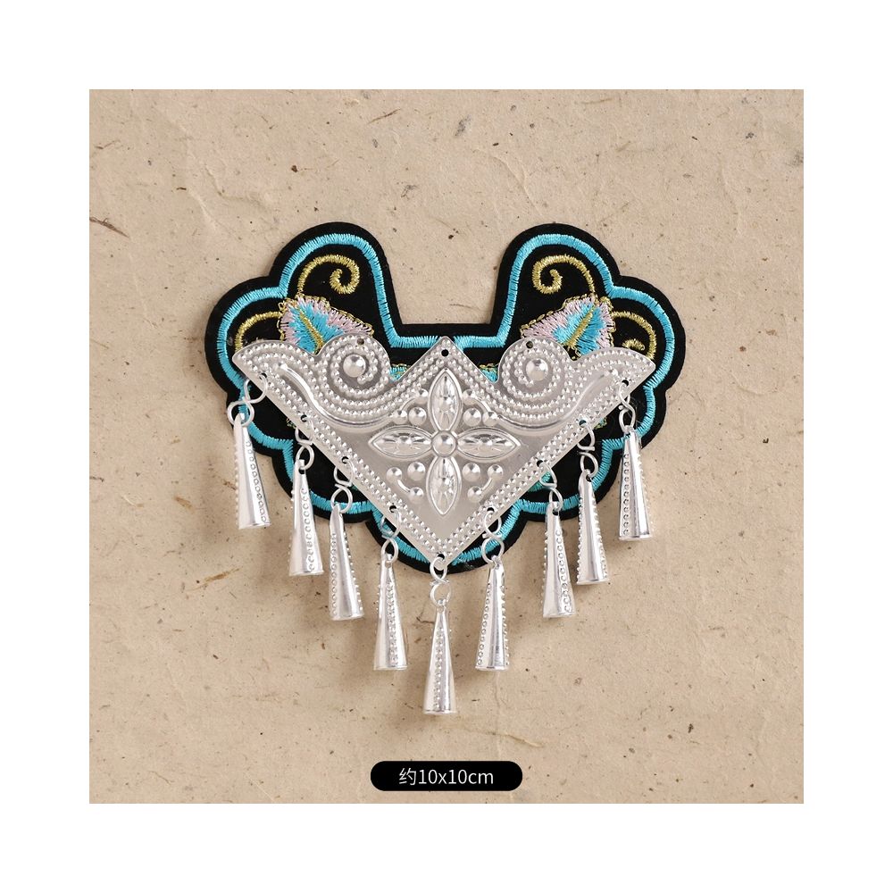 Hand-Embroidered Magnetic Fridge Magnet