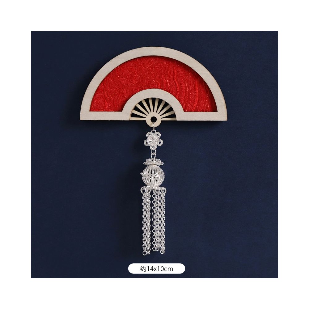 Silver Peacock Refrigerator Magnet