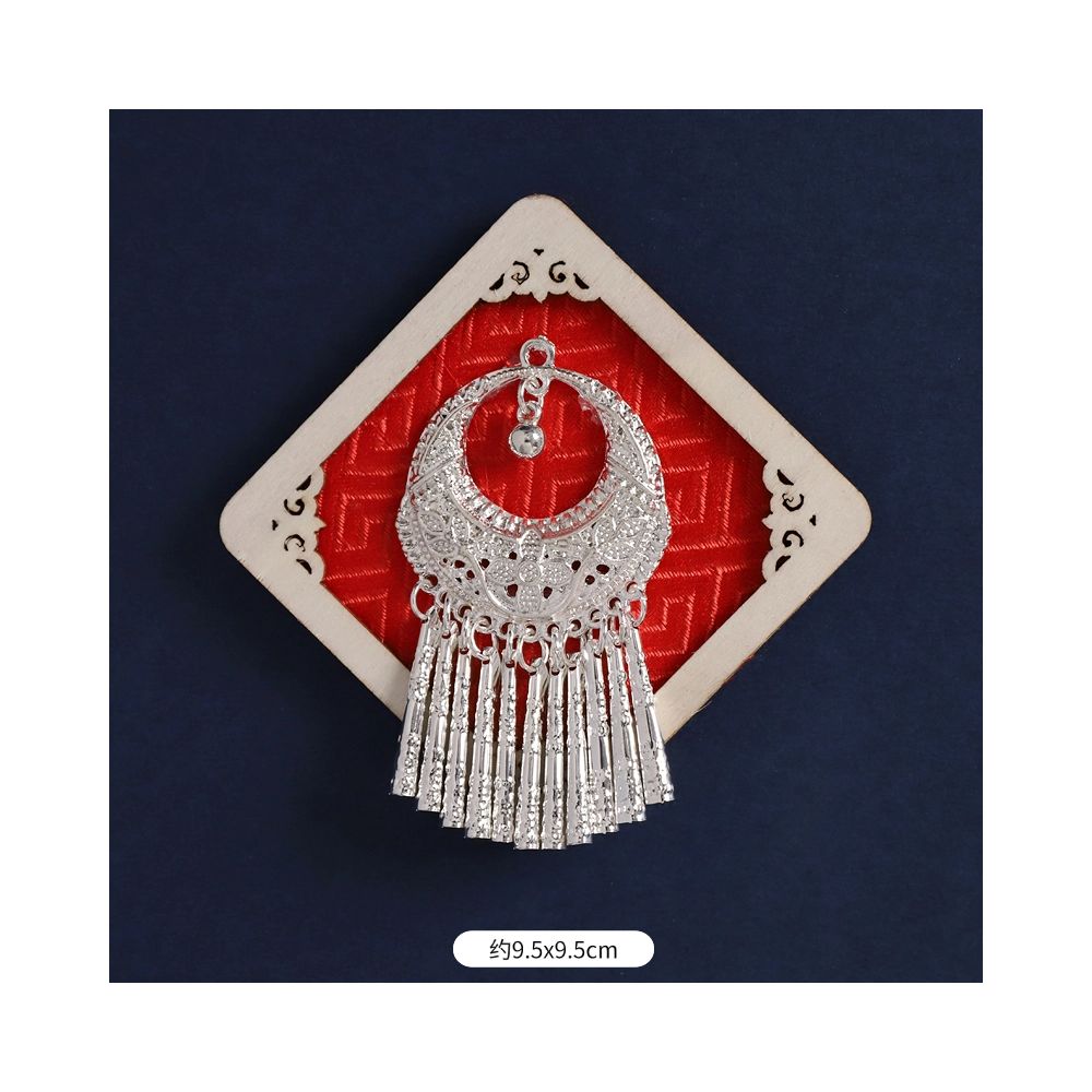 Silver Peacock Refrigerator Magnet