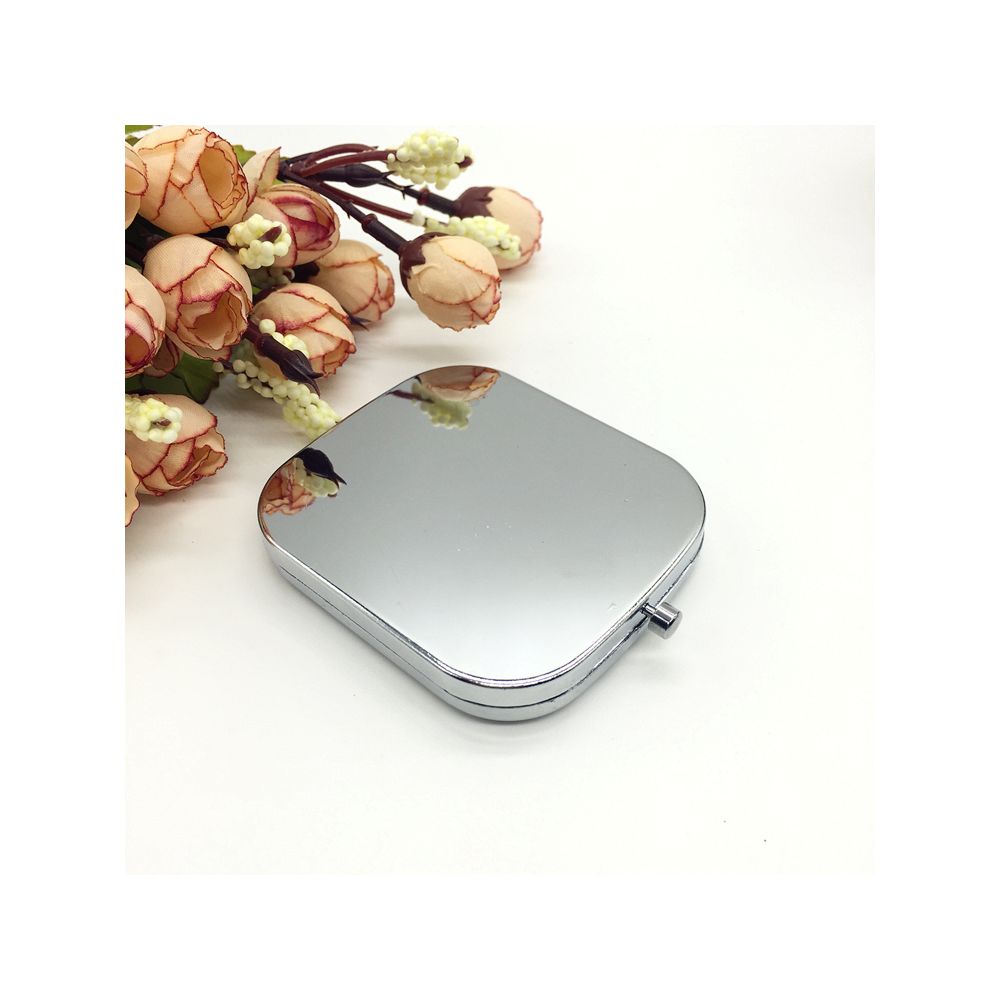 Korean classical shell makeup mirror portable folding mirror creative girl gift mini square small mirror image 5