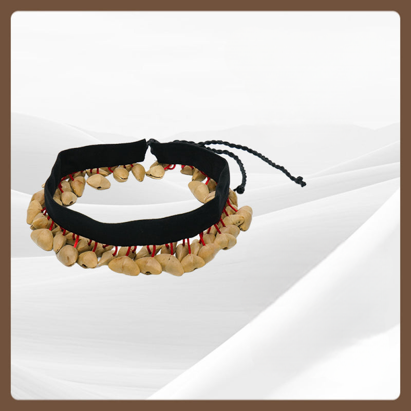 Black cord light seed shell bracelet | DIY Jade