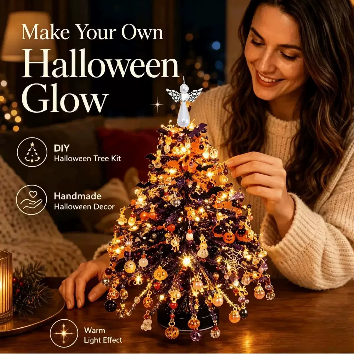 handmade halloween centerpiece|DIYJade
