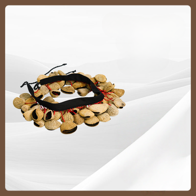 Red trim boho seed shell bracelet | DIY Jade
