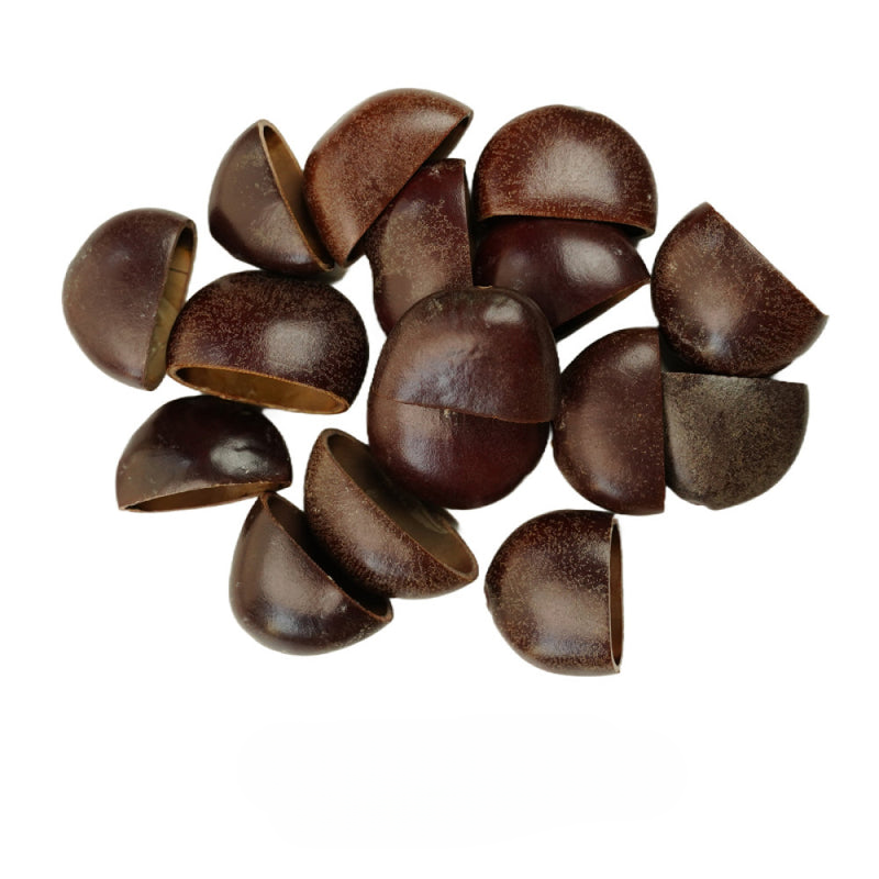 Red trim boho seed shell bracelet | DIY Jade