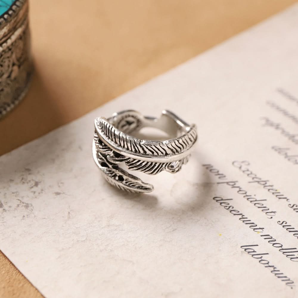 Silver ring red agate heart stone silver color | DIY Jade